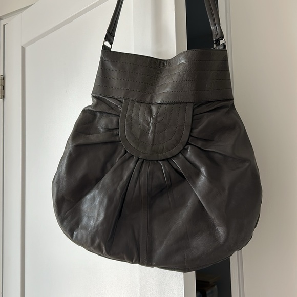 Grey leather purse by NAF NAF - Picture 4 of 10